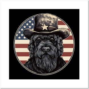 Bouvier des Flandres 4th of July Posters and Art